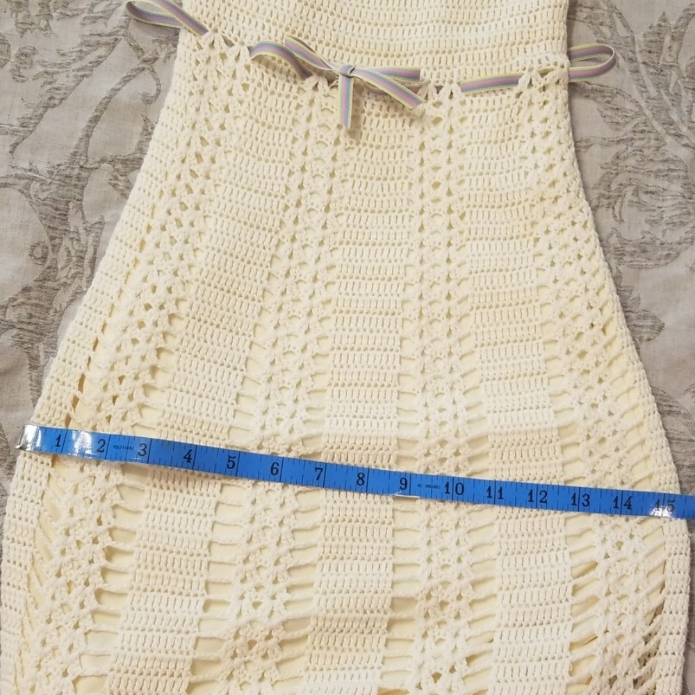 NWT EXPRESS Crochet Maxi Dress XS - Picture 5 of 7